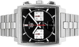 Buy Shop Tag Heuer Monaco Automatic Chronograph Black Dial Silver Steel Strap Watch for Men - CBL2113.BA0644 USA Online