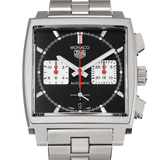 Buy Shop Tag Heuer Monaco Automatic Chronograph Black Dial Silver Steel Strap Watch for Men - CBL2113.BA0644 USA Online