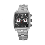 Buy Shop Tag Heuer Monaco Automatic Chronograph Black Dial Silver Steel Strap Watch for Men - CBL2113.BA0644 USA Online