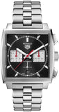 Buy Shop Tag Heuer Monaco Automatic Chronograph Black Dial Silver Steel Strap Watch for Men - CBL2113.BA0644 USA Online