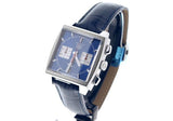 Buy Shop Tag Heuer Monaco Automatic Chronograph Blue Dial Blue Leather Strap Watch for Men - CBL2111.FC6453 USA Online