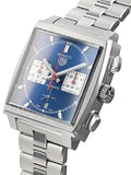 Buy Shop Tag Heuer Monaco Automatic Chronograph Blue Dial Silver Steel Strap Watch for Men - CBL2111.BA0644 USA Online