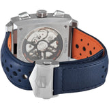 Buy Shop Tag Heuer Monaco Gulf Automatic Chronograph Blue Dial Blue Leather Strap Watch for Men - CBL2115.FC6494 USA Online