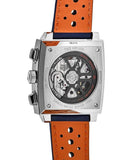 Buy Shop Tag Heuer Monaco Gulf Automatic Chronograph Blue Dial Blue Leather Strap Watch for Men - CBL2115.FC6494 USA Online