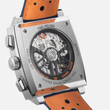 Buy Shop Tag Heuer Monaco Gulf Automatic Chronograph Blue Dial Blue Leather Strap Watch for Men - CBL2115.FC6494 USA Online