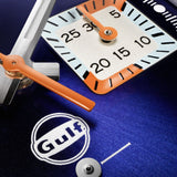 Buy Shop Tag Heuer Monaco Gulf Automatic Chronograph Blue Dial Blue Leather Strap Watch for Men - CBL2115.FC6494 USA Online