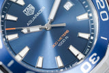 Buy Shop Tag Heuer Aquaracer Blue Dial Silver Steel Strap Watch for Men - WAY101C.BA0746 USA Online
