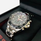 Buy Shop Tag Heuer Senna Chronograph Special Edition Black Dial Silver Steel Strap Watch for Men - CAZ1015.BA0883 USA Online