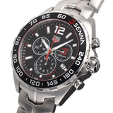 Buy Shop Tag Heuer Senna Chronograph Special Edition Black Dial Silver Steel Strap Watch for Men - CAZ1015.BA0883 USA Online
