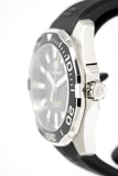 Buy Shop Tag Heuer Aquaracer Quartz Black Dial Black Rubber Strap Watch for Men - WAY101A.FT6141 USA Online