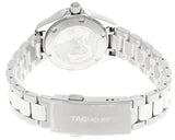 Tag Heuer Aquaracer Quartz Mother of Pearl White Dial Silver Steel Strap Watch for Women - WBD1411.BA0741