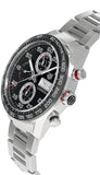 Buy Shop Tag Heuer Carrera Chronograph Black Dial Silver Steel Strap Watch for Men - CBN2A1AA.BA0643 USA Online