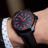 Buy Shop Tag Heuer Aquaracer Caliber 5 Black Dial Black Nylon Strap Watch for Men - WAY208A.FC6381 USA Online