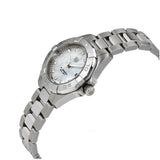 Tag Heuer Aquaracer Diamonds Mother of Pearl Dial Silver Steel Strap Watch for Women - WBD1414.BA0741