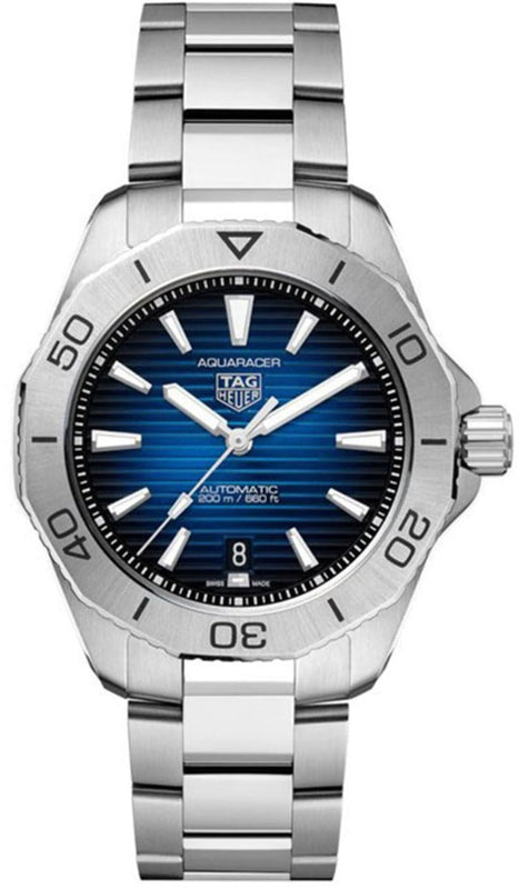 Buy Shop Tag Heuer Aquaracer Professional 200 Automatic Blue Dial Silver Steel Strap Watch for Men - WBP2111.BA0627 USA Online