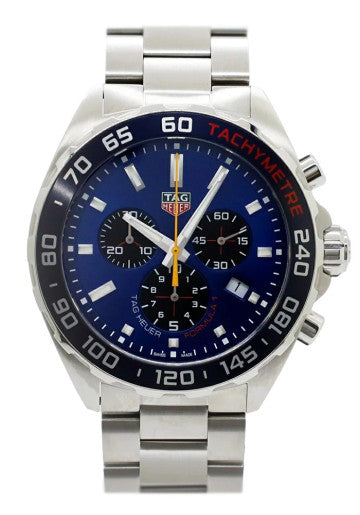 Buy Shop Tag Heuer Formula 1 Red Bull Racing Chronograph Blue Dial Silver Steel Strap Watch for Men - CAZ101AK.BA0842 USA Online