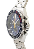 Buy Shop Tag Heuer Formula 1 Red Bull Racing Chronograph Blue Dial Silver Steel Strap Watch for Men - CAZ101AK.BA0842 USA Online