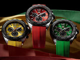 Buy Shop Tag Heuer Formula 1 Chronograph Green Dial Green Rubber Strap Watch for Men - CAZ101AP.FT8056 USA Online