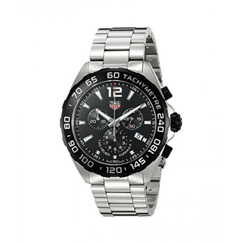 Buy Shop Tag Heuer Formula 1 Chronograph Black Dial Silver Steel Strap Watch for Men - CAZ1010.BA0842 USA Online