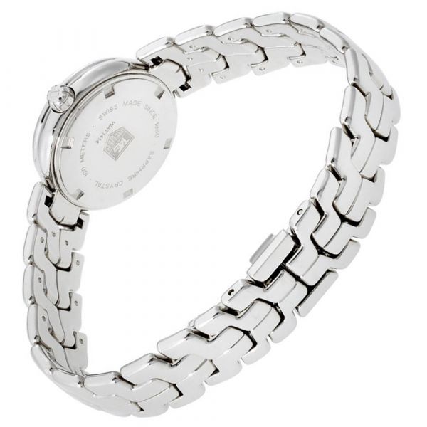 Buy Shop Tag Heuer Link Diamonds Silver Dial Silver Steel Strap Watch for Women - WAT1414.BA0954 USA Online