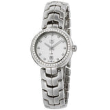 Buy Shop Tag Heuer Link Diamonds Silver Dial Silver Steel Strap Watch for Women - WAT1414.BA0954 USA Online