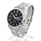 Buy Shop Tag Heuer Carrera Calibre 5 Automatic Black Dial Silver Steel Strap Watch for Men - WAR201A.BA0723 USA Online