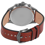 Buy Shop Fossil Forrester Chronograph Grey Dial Brown Leather Strap Watch for Men - FS5815 USA Online