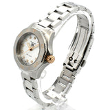 Buy Shop Tag Heuer Aquaracer Professional 200 Quartz Diamonds White Dial Silver Steel Strap Watch for Women - WBP1450.BA0622 USA Online