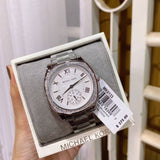 Buy Shop Michael Kors Bryn Quartz Silver Dial Silver Steel Strap Watch For Women - MK6133 USA Online