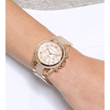 Buy Shop Michael Kors Blair Rose Gold Dial Two Tone Steel Strap Watch for Women - MK6175 USA Online