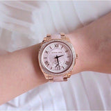 Buy Shop Michael Kors Bryn Rose Gold Dial Two Tone Steel Strap Watch for Women - MK6135 USA Online