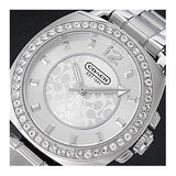 Buy Shop Coach Mini Boyfriend Diamonds Silver Dial Silver Steel Strap Watch for Women - 14501699 USA Online