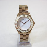 Buy Shop Marc Jacobs Blade White Dial Gold Steel Strap Watch for Women - MBM3075 USA Online