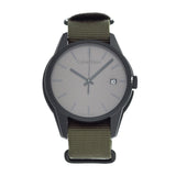 Buy Shop Calvin Klein Tone Green Dial Green NATO Strap Watch for Men - K7K514WL USA Online