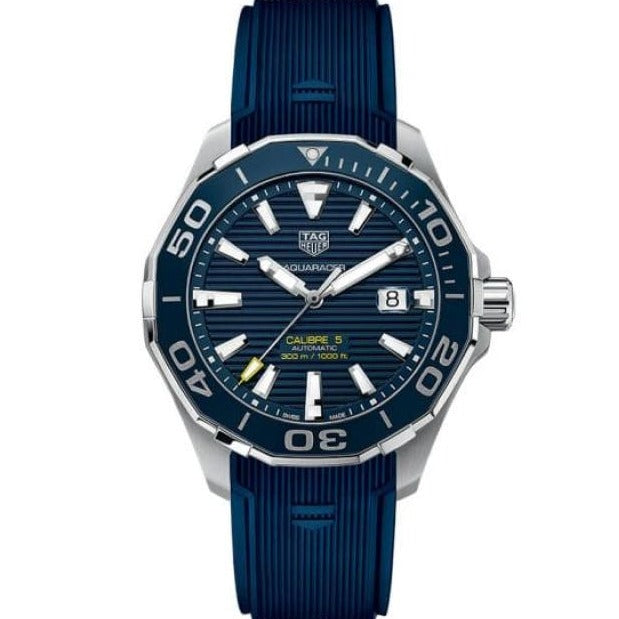 Buy Shop Tag Heuer Aquaracer Blue Dial Watch for Men - WAY201B.FT6150 USA Online