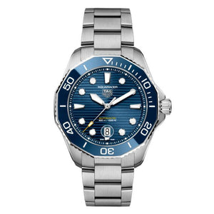 Buy Shop Tag Heuer Aquaracer Professional 300 Automatic Blue Dial Silver Steel Strap Watch for Men - WBP201B.BA0632 USA Online