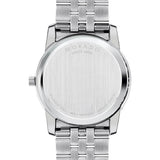 Buy Shop Movado Museum Diamonds Black Dial Silver Steel Strap Watch For Men - 606878 USA Online