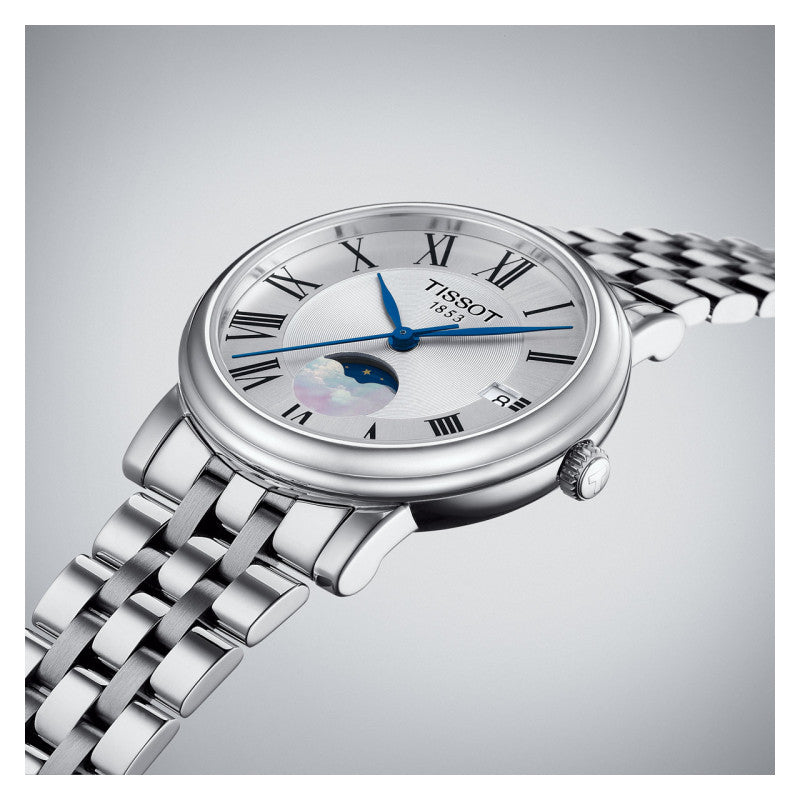 Buy Shop Tissot Carson Premium Silver Dial Silver Steel Strap Watch for Men - T122.417.11.033.00 USA Online