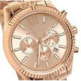 Buy Shop Michael Kors Lexington Rose Gold Dial Rose Gold Steel Strap Watch for Men - MK8319 USA Online