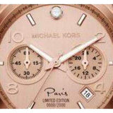 Buy Shop Michael Kors Paris Limited Edition Rose Gold Dial Steel Strap Watch for Women - MK5716 USA Online