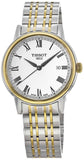 Buy Shop Tissot T Classic Carson Quartz White Dial Two Tone Steel Strap Watch for Men - T085.410.22.013.00 USA Online