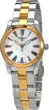 Buy Shop Tissot T Wave Quartz Mother of Pearl Dial Two Tone Steel Strap Watch for Women - T112.210.22.113.00 USA Online