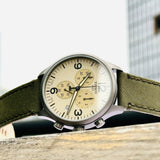 Buy Shop Tissot T Sport Chrono XL Beige Dial Green Nylon Strap Watch for Men - T116.617.37.267.00 USA Online
