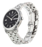 Buy Shop Tissot Automatics III Black Dial Silver Steel Strap Watch For Men - T065.430.11.051.00 USA Online