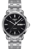 Buy Shop Tissot Automatics III Black Dial Silver Steel Strap Watch For Men - T065.430.11.051.00 USA Online