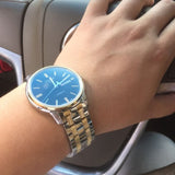 Buy Shop Tissot Automatics III Day Date Black Dial Two Tone Steel Strap Watch For Men - T065.430.22.051.00 USA Online