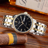 Buy Shop Tissot Automatics III Day Date Black Dial Two Tone Steel Strap Watch For Men - T065.430.22.051.00 USA Online