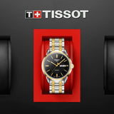Buy Shop Tissot Automatics III Day Date Black Dial Two Tone Steel Strap Watch For Men - T065.430.22.051.00 USA Online