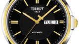 Buy Shop Tissot Automatics III Day Date Black Dial Two Tone Steel Strap Watch For Men - T065.430.22.051.00 USA Online
