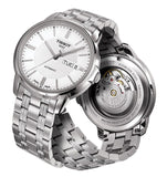 Buy Shop Tissot Automatics III Day Date White Dial Silver Steel Strap Watch For Men - T065.430.11.031.00 USA Online